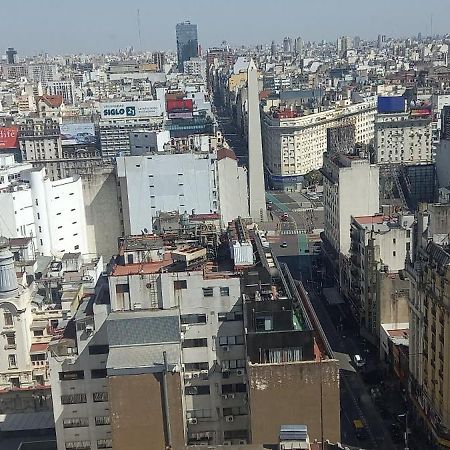 Que Mejor Vista Del Obelisco Piso A La Calle Corrientes Buenos Aires Kültér fotó