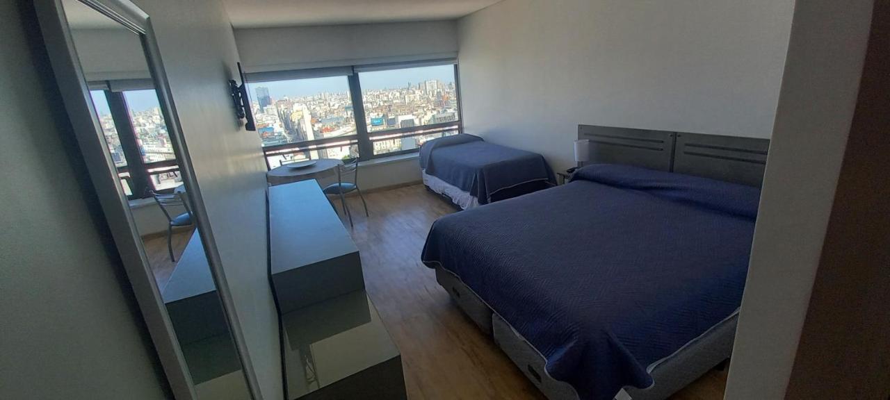 Que Mejor Vista Del Obelisco Piso A La Calle Corrientes Buenos Aires Kültér fotó