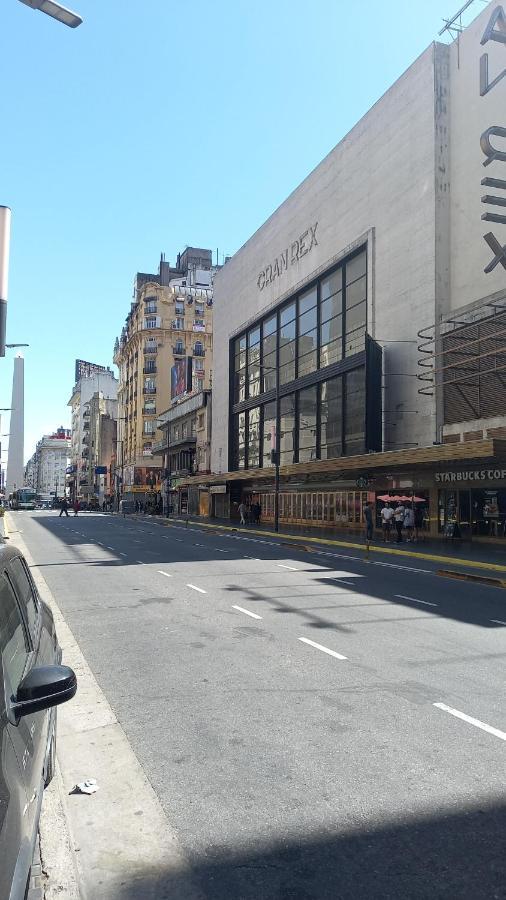 Que Mejor Vista Del Obelisco Piso A La Calle Corrientes Buenos Aires Kültér fotó